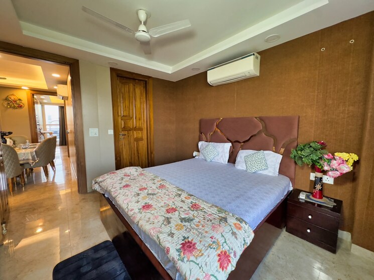 Bedroom, saket 3 Bedroom 1600 Sq.Ft. Builder Floor In Saket Delhi 9662795