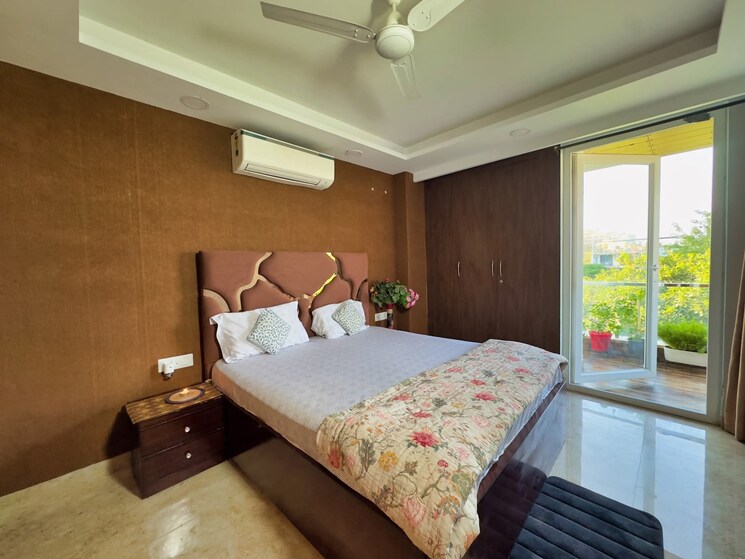 Bedroom, saket 3 Bedroom 1600 Sq.Ft. Builder Floor In Saket Delhi 9662795