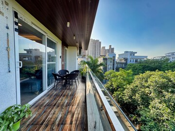 Balcony in 3 BHK Builder Floor at Saket – for Rent