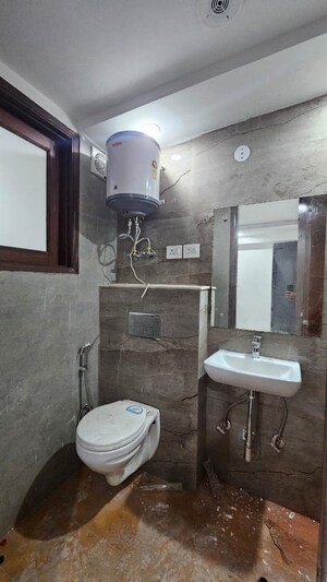 Bathroom in 2 BHK Builder Floor at Saket – for Rent