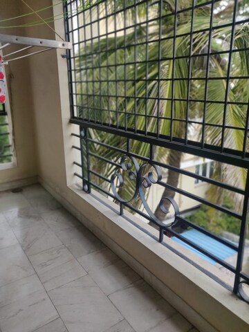 Balcony in 3 BHK Apartment at Hill View Banjara Hills, Banjara Hills – for Rent