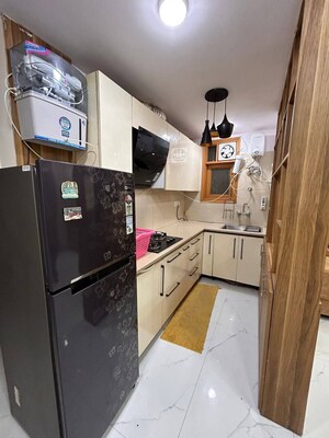 Kitchen in 2 BHK Builder Floor at Saket – for Rent