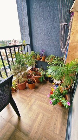 Balcony in 2 BHK Apartment at Kundan Easterlia, Lohgaon – for Rent
