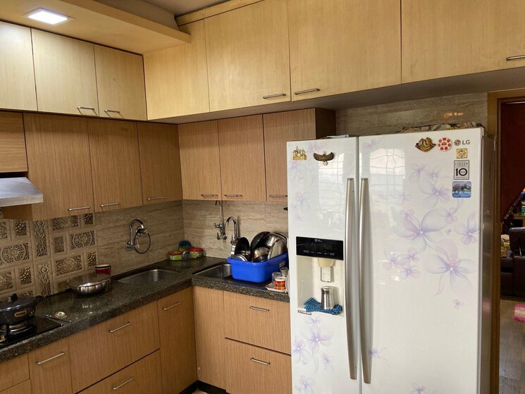 Kitchen, lok-upvan-apartment-phase-2 4 Bedroom 1400 Sq.Ft. Apartment In Vasant Vihar Thane 9662890