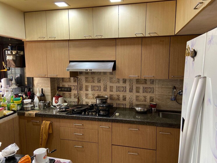 Kitchen, lok-upvan-apartment-phase-2 4 Bedroom 1400 Sq.Ft. Apartment In Vasant Vihar Thane 9662890