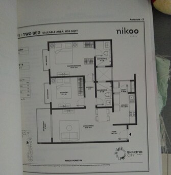 2 BHK Apartment For Sale in Bhartiya City Nikoo Homes 6 in Kogilu, Bangalore