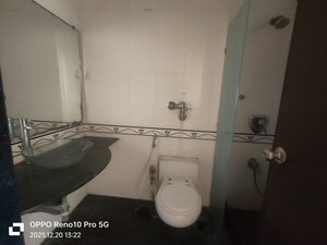 Bathroom in 3 BHK Apartment at Lake Home, Powai – for Rent