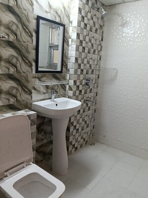 Bathroom in 3 BHK Apartment at Sector 19b Dwarka – for Rent