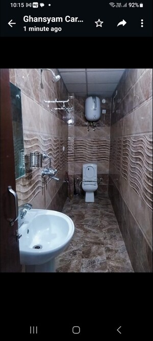 Bathroom in 2 BHK Builder Floor at Sukh Residency, Sector 17 – for Rent