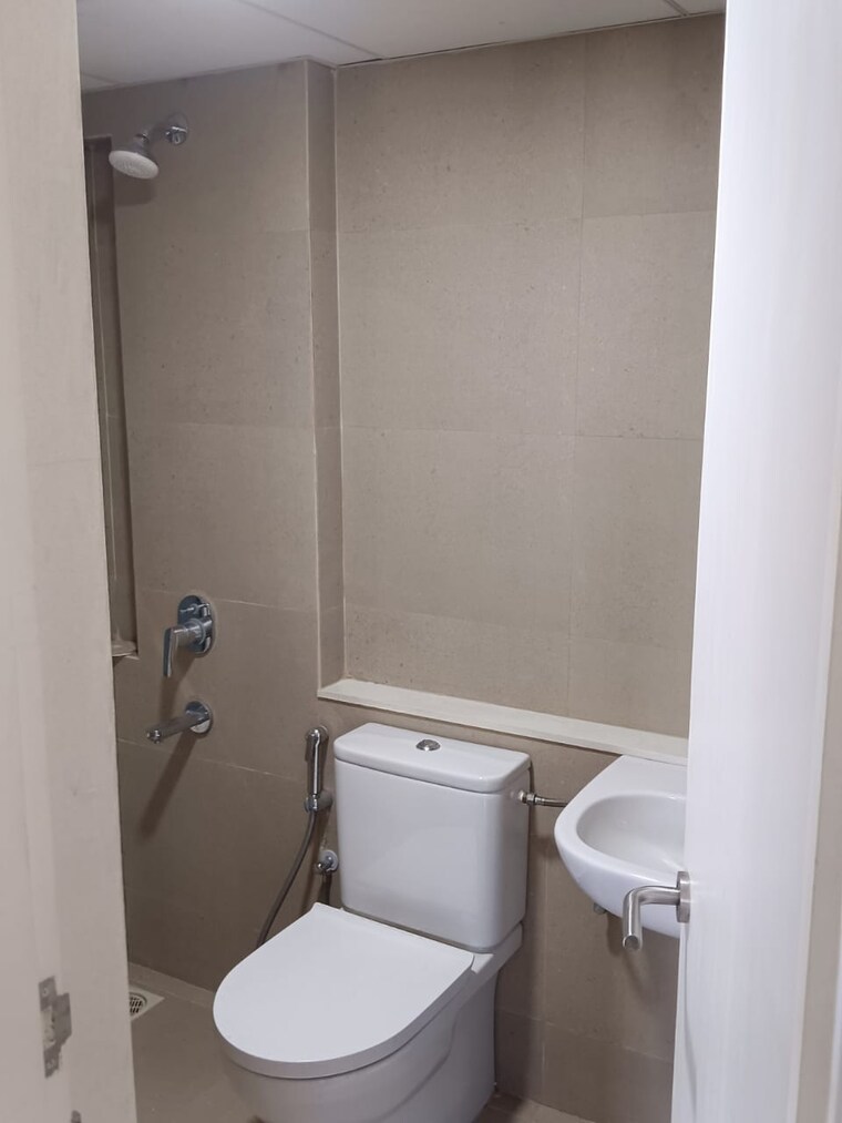 Bathroom, terraform-petunia 1 Bedroom 410 Sq.Ft. Apartment In Kasarvadavali Thane 9663187