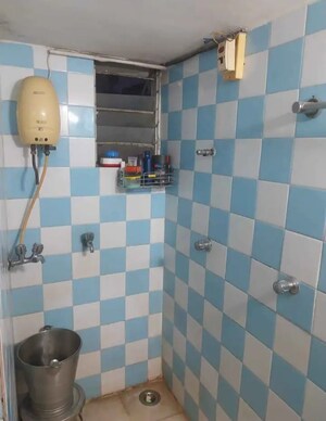 Bathroom in 1 BHK Apartment at Sai Tower Bhayander, Bhayandar East – for Rent