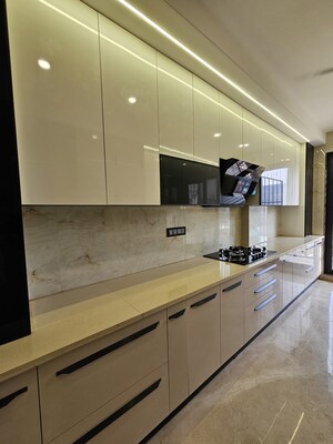 Kitchen in 3 BHK Builder Floor at Sushant Lok 2, Sector 57 – for Sale