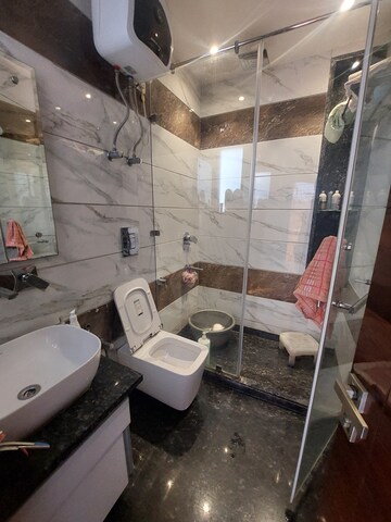 Attached Bathroom in 3 BHK Builder Floor at Mahendru Enclave – for Rent