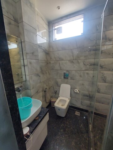 Bathroom in 3 BHK Builder Floor at Mahendru Enclave – for Rent