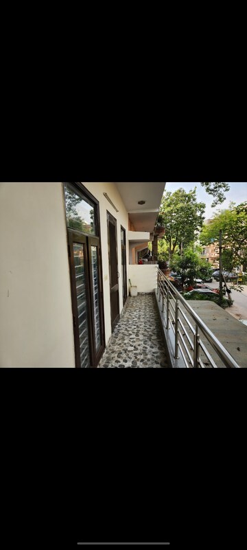 Balcony in 2 BHK Builder Floor at East of Kailash Block-B RWA, East Of Kailash – for Rent