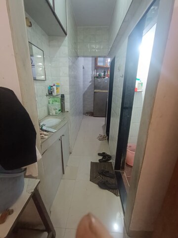 Bathroom in 2 BHK Apartment at Rose Terrace CHS, Jogeshwari West – for Rent