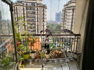 Balcony in 3 BHK Apartment at Shipra Sun Tower, Shipra Suncity – for Sale