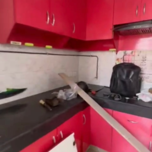 Kitchen in 2 BHK Apartment at Galaxy North Avenue, Gaur City 1 – for Sale