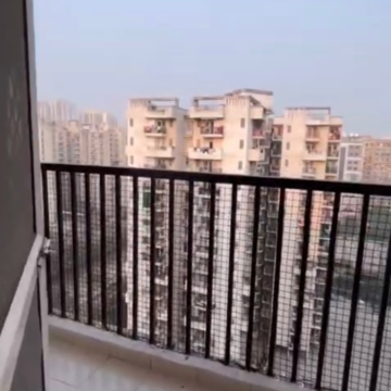 Balcony in 2 BHK Apartment at Galaxy North Avenue, Gaur City 1 – for Sale