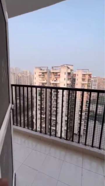 Balcony in 2 BHK Apartment at Galaxy North Avenue, Gaur City 1 – for Sale