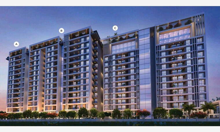 Exterior View, trio-alpha 4 Bedroom 1870 Sq.Ft. Apartment In Tathawade Pune 9663303