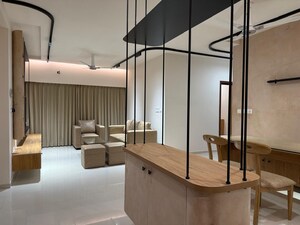 Staircase in 3 BHK Apartment at L&T Raintree Boulevard, Hebbal – for Rent