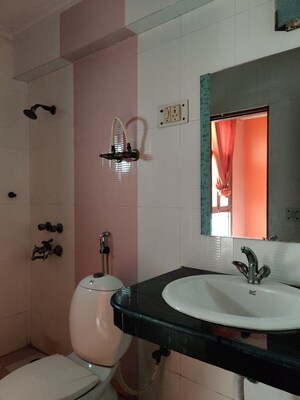 Bathroom in 2 BHK Independent House at Alpha 1 Greater Noida – for Rent