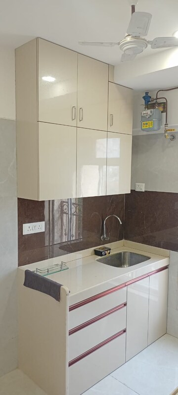 Kitchen in 3 BHK Apartment at Chembur Heights, Chembur – for Rent