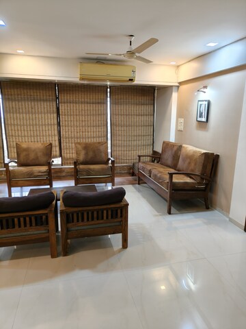 Living Room in 3 BHK Apartment at Jay Balaji CHS, Nerul Sector 6 – for Rent