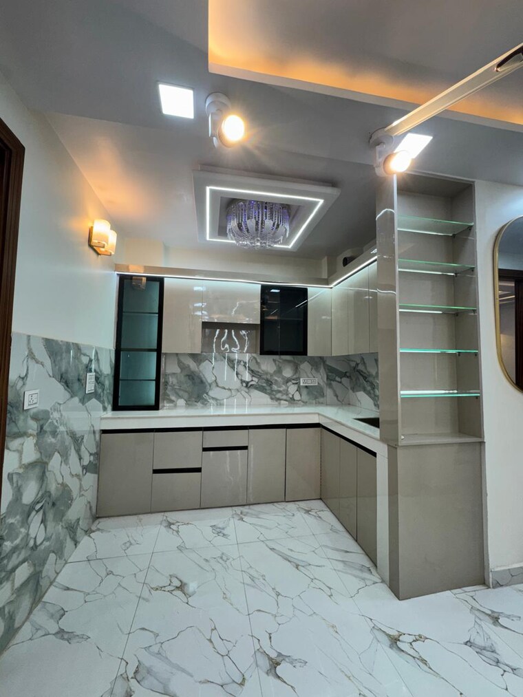Kitchen, nawada 3 Bedroom 95 Sq.Yd. Builder Floor In Nawada Delhi 9663753