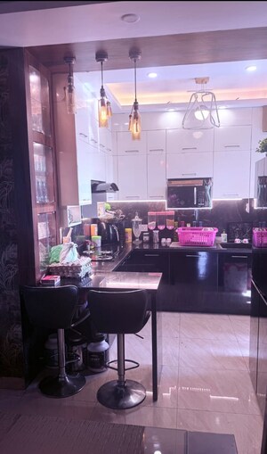 Kitchen in 4 BHK Apartment at Gaur Yamuna City 16th Park View, Gaur Yamuna City – for Sale