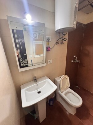 Bathroom in 4 BHK Apartment at Amrapali Zodiac, Sector 120 – for Rent