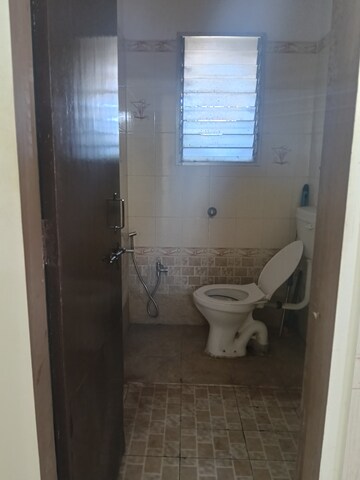 Bathroom in 1 BHK Apartment at Spring Glory Co-Operative Society, Kharadi – for Rent