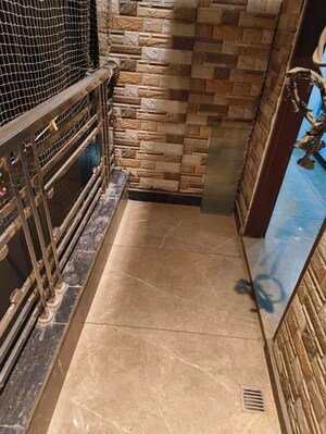 Balcony in 3 BHK Builder Floor at Janakpuri – for Rent