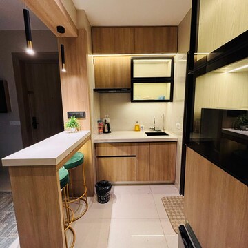 Kitchen in Studio Apartment at Ocean Golden I, Amrapali Leisure Valley – for Rent