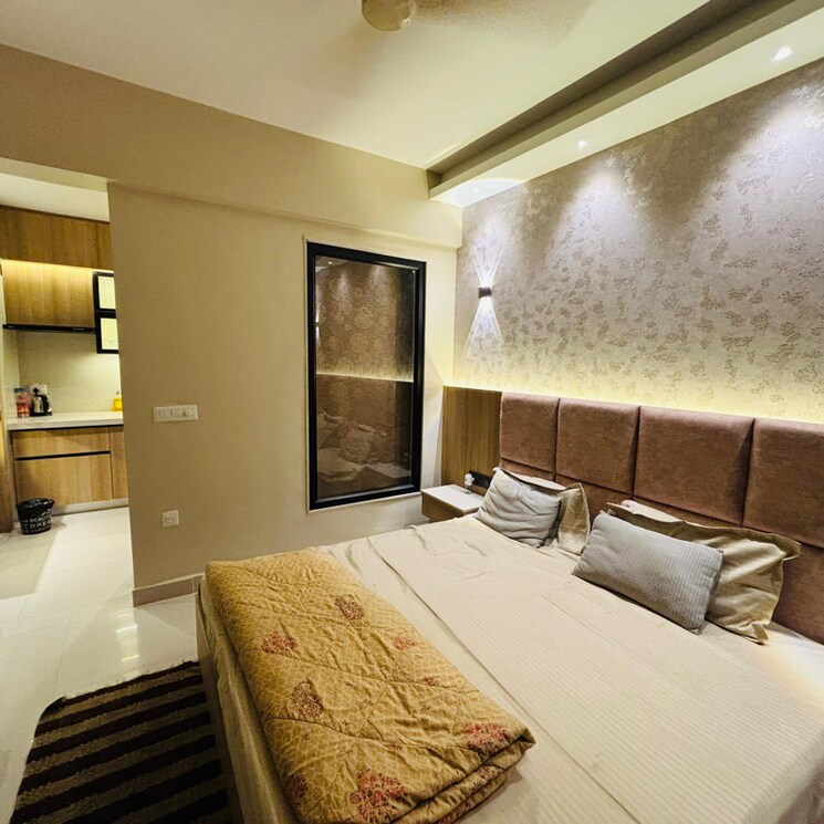 Bedroom, ocean-golden-i Studio 550 Sq.Ft. Apartment In Amrapali Leisure Valley Greater Noida 9663872