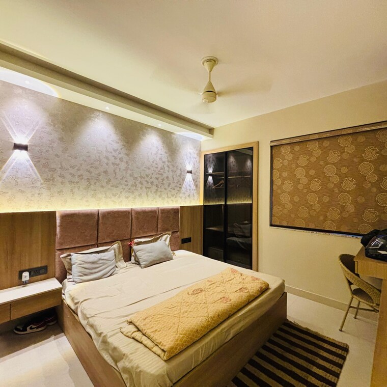 Bedroom, ocean-golden-i Studio 550 Sq.Ft. Apartment In Amrapali Leisure Valley Greater Noida 9663872