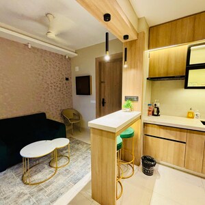 Kitchen in Studio Apartment at Ocean Golden I, Amrapali Leisure Valley – for Rent