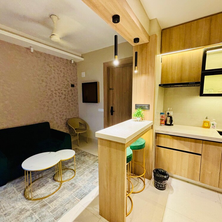 Kitchen, ocean-golden-i Studio 550 Sq.Ft. Apartment In Amrapali Leisure Valley Greater Noida 9663872