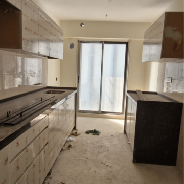 Kitchen in 3 BHK Apartment at Raheja Impress, Prabhadevi – for Rent
