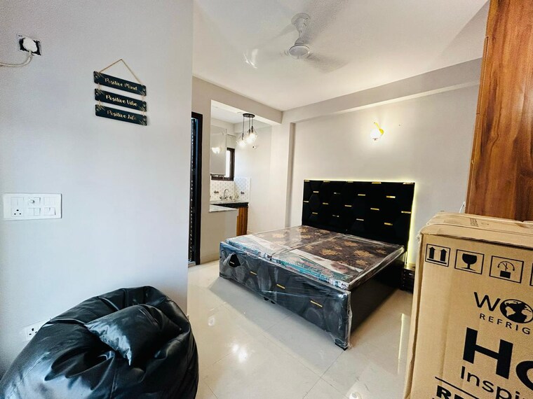 Master Bedroom, saket 1 RK 520 Sq.Ft. Builder Floor In Saket Delhi 9663980