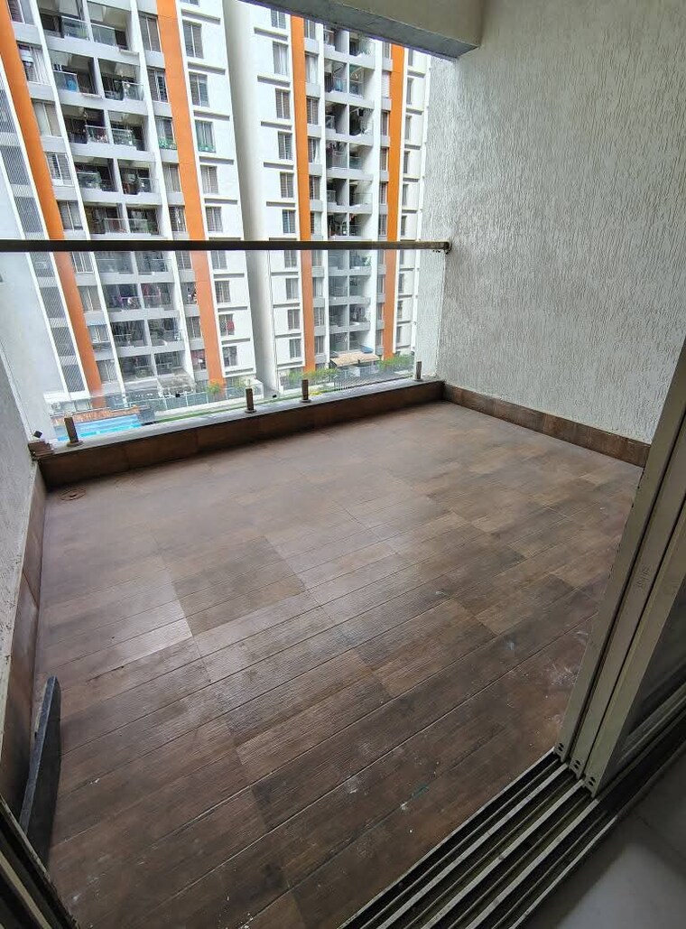 Balcony, shivam-19-grand-west 2 Bedroom 780 Sq.Ft. Apartment In Thergaon Pune 9664011