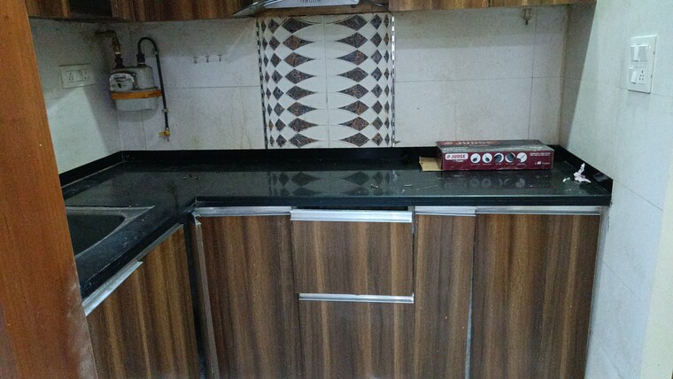 Kitchen, vaishali sector 5 2 Bedroom 760 Sq.Ft. Builder Floor In Vaishali Sector 5 Ghaziabad 9664062