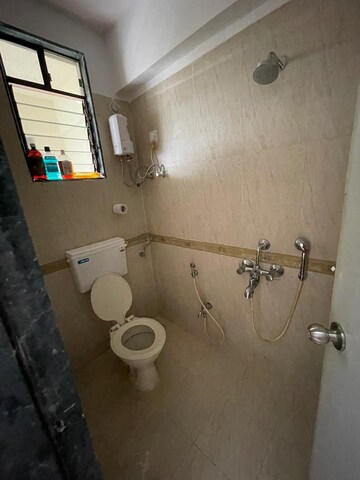 Bathroom in 2 BHK Apartment at Kamdhenu Pride, Kharghar – for Rent