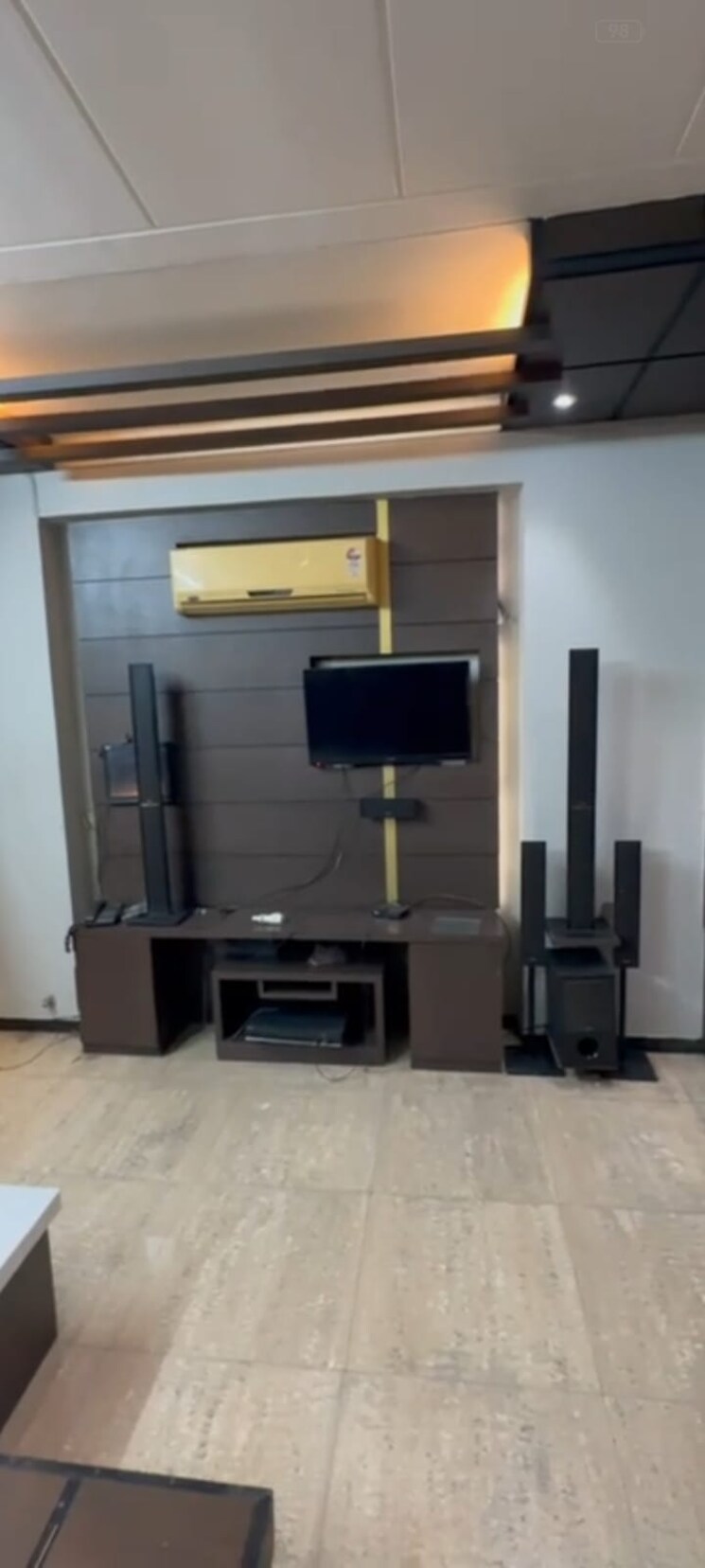 Living Room, designarch-gardenia-e-homes 4 Bedroom 1750 Sq.Ft. Apartment In Vaishali Sector 2 Ghaziabad 9664045