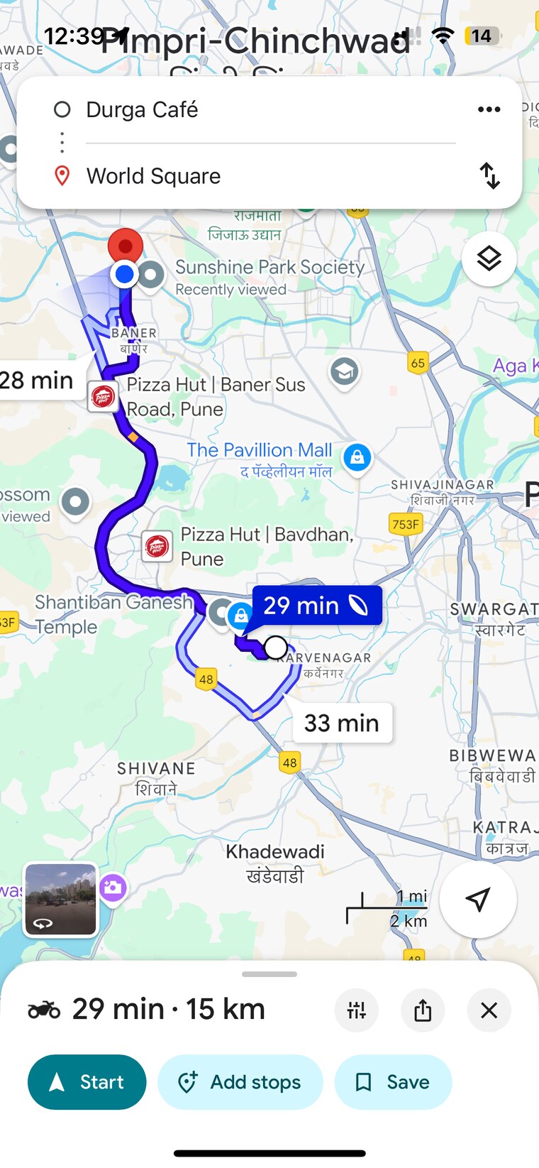 Map Location, saheel-itrend-homes 2 Bedroom 405 Sq.Ft. Apartment In Hinjewadi Pune 9664106