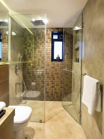 Bathroom in 3 BHK Apartment at Runwal Nirvana, Parel – for Rent