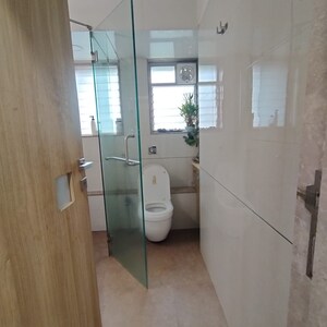 Bathroom in 2 BHK Apartment at Karachi Citizens CHS, Juhu – for Rent