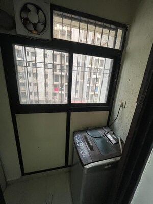 Balcony in 1.5 BHK Apartment at Lodha Palava City Lakeshore Greens, Dombivli East – for Rent