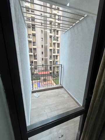 Balcony in 1.5 BHK Apartment at Lodha Palava City Lakeshore Greens, Dombivli East – for Rent